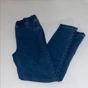 Hannah Andersson Girl’s Blue Jean Denim Jeggings Size 130 (8)